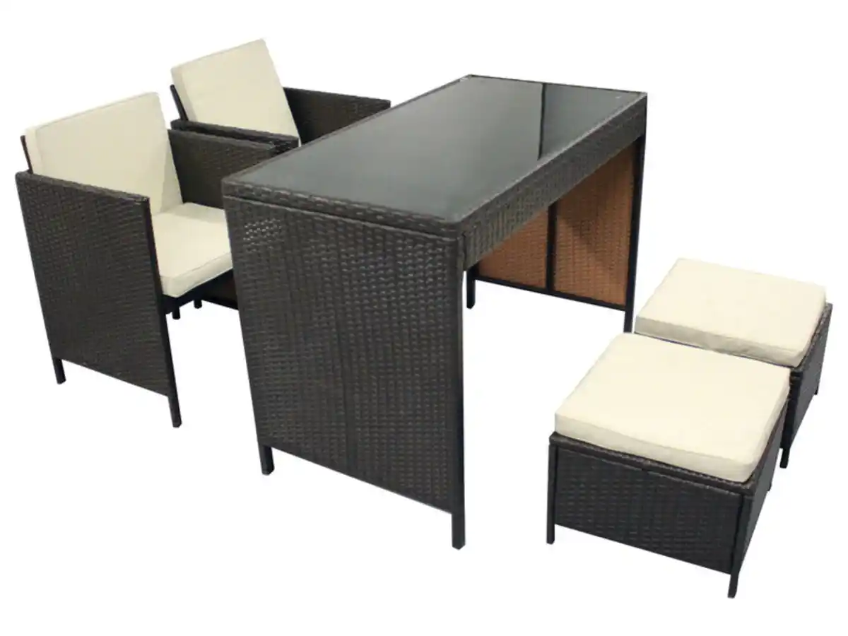 Bild 1 von florabest Loungeset 5tlg. Polyrattan