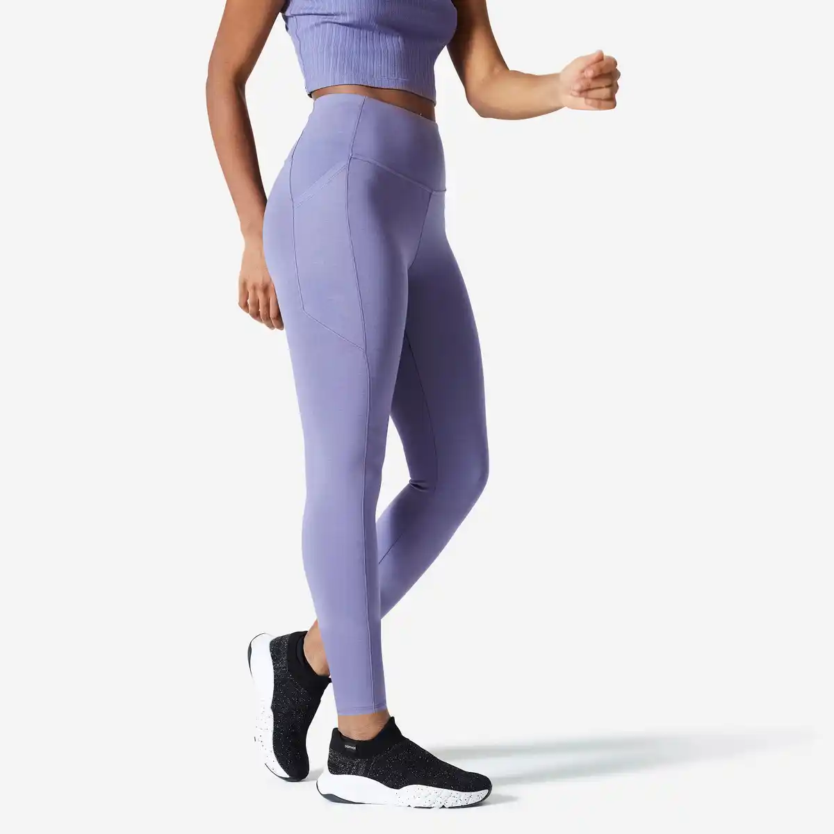 Bild 1 von DOMYOS Legging Damen - 520F lavendel