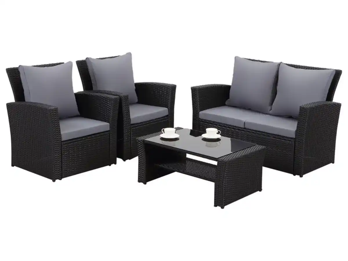 Bild 2 von MeXo Gartenmöbel 4-Sitzer Lounge Set inkl. Polster