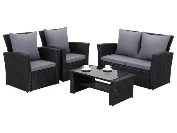 Bild 2 von MeXo Gartenmöbel 4-Sitzer Lounge Set inkl. Polster
