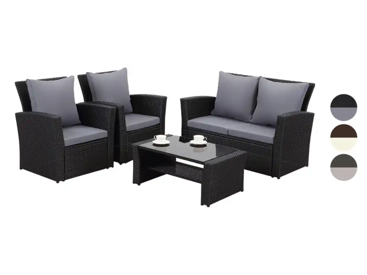 Bild 1 von MeXo Gartenmöbel 4-Sitzer Lounge Set inkl. Polster