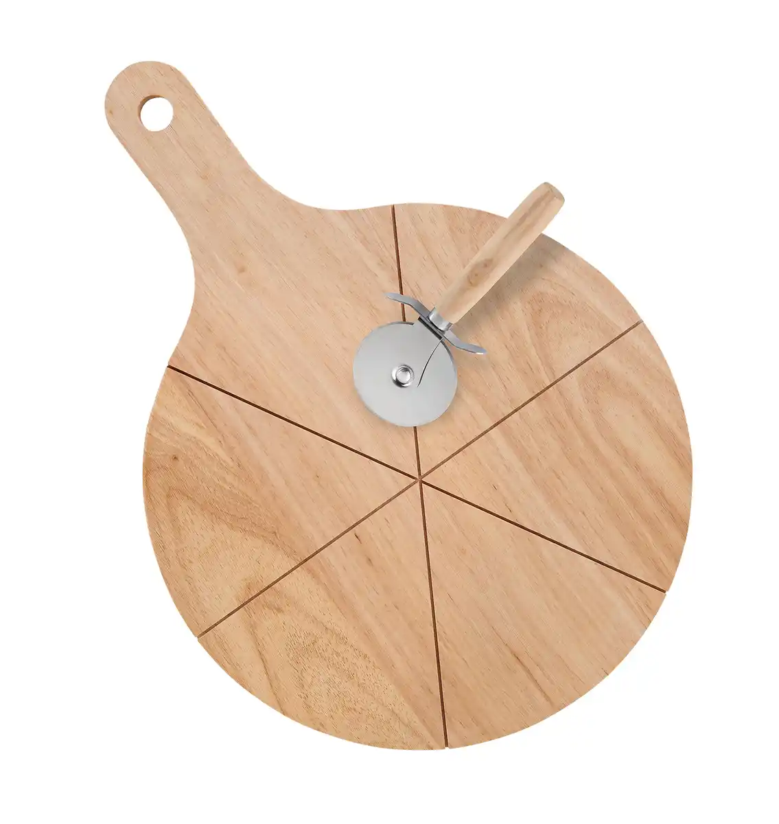 Bild 1 von Pizzaset Oil Green 2-teilig, Naturfarben