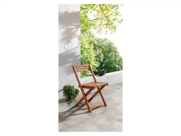 Bild 2 von LIVARNO home Klappstuhl »SEVILLA«, aus ölgebeiztem Akazienholz