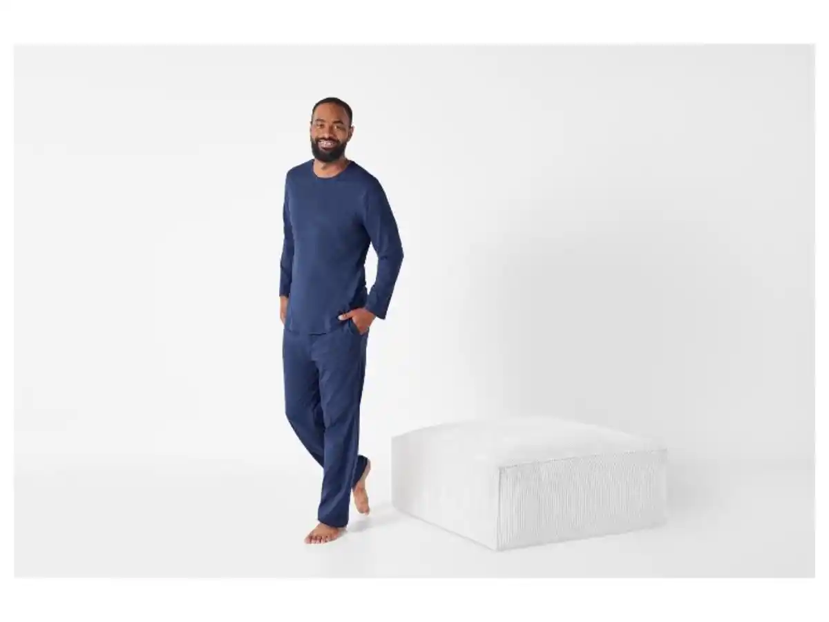 Bild 3 von LIVERGY® Herren Pyjama, aus reine Baumwolle