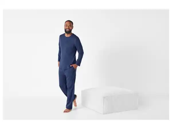 Bild 3 von LIVERGY® Herren Pyjama, aus reine Baumwolle