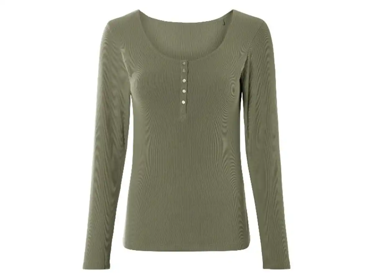 Bild 2 von esmara® Damen Langarmshirt, in modischer Ripp-Qualität