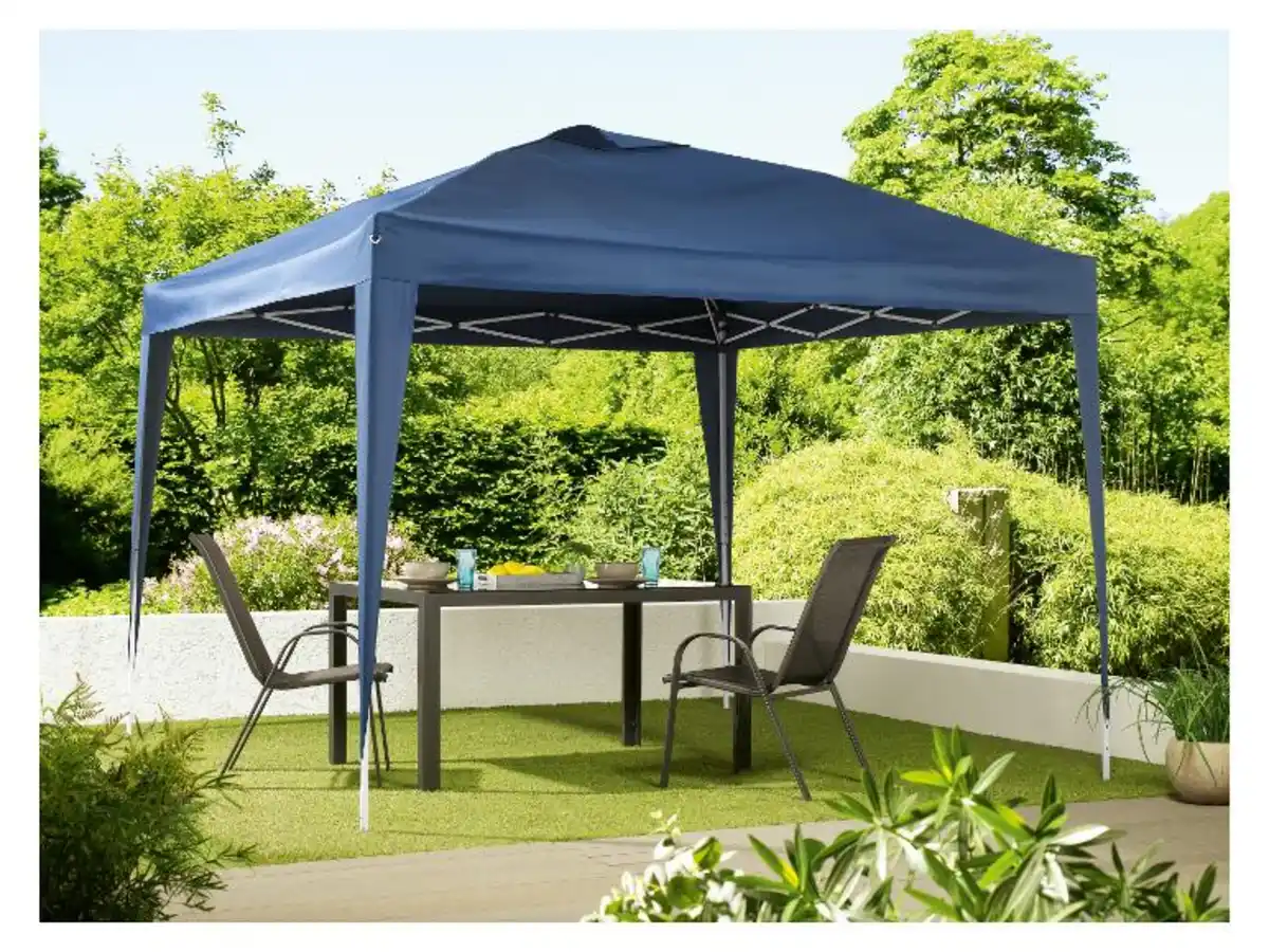 Bild 3 von LIVARNO home Faltpavillon, mit 2 Wänden, blau