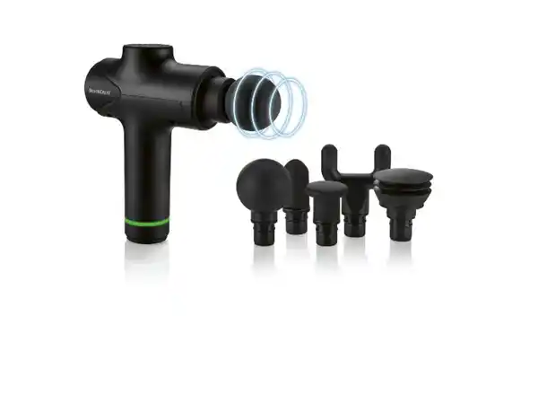 Bild 2 von SILVERCREST® PERSONAL CARE Massage Gun »SMGB E4 /SOMGB E4«, mit 5 verschiedenen Aufsätzen