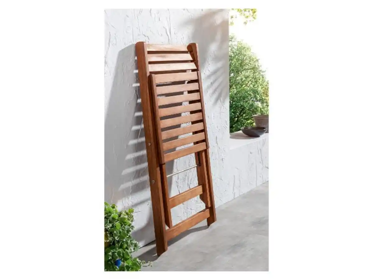 Bild 3 von LIVARNO home Klappstuhl »SEVILLA«, aus ölgebeiztem Akazienholz