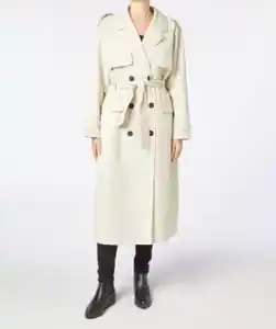 Trenchcoat mit Gürtel, naturfarben