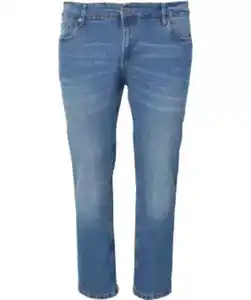 Jeans mit Waschungseffekten, jeansblau