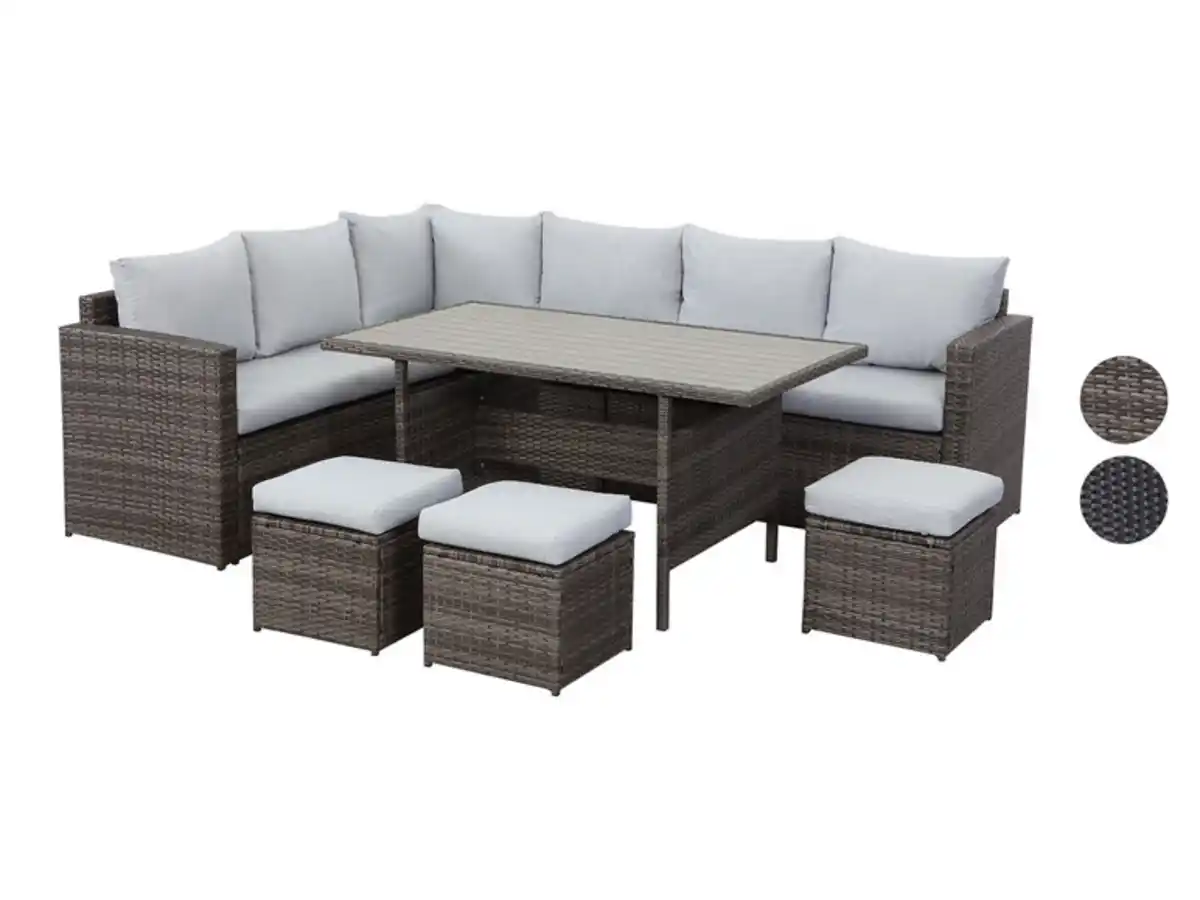 Bild 1 von MeXo Gartenmöbel 9-Sitzer Lounge Set inkl. Polster