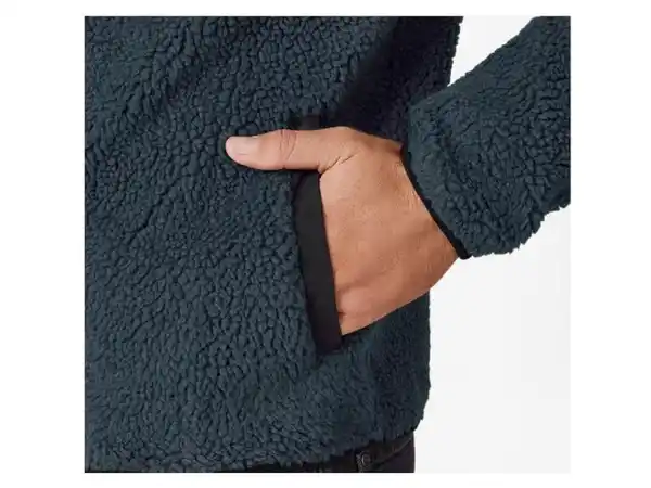 Bild 4 von LIVERGY® Herren Teddy-Fleecejacke mit seitlichen Eingrifftaschen