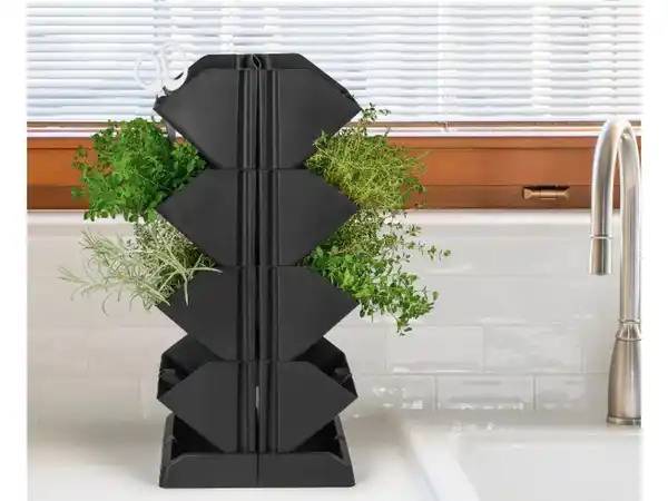 Bild 2 von PARKSIDE® Kräuter-Kaskade, 4 Module mit je 2 Pflanzkammern,  2 Pflanzkammern