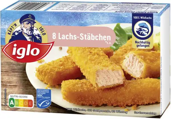 Bild 1 von Iglo Lachs-Stäbchen