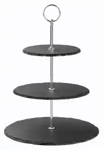 Etagere Stone in Schwarz