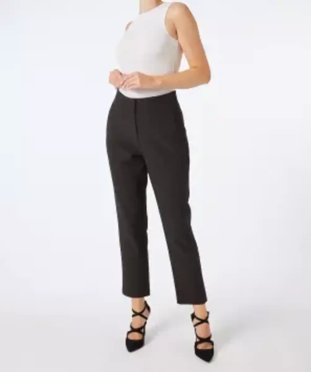 Bild 1 von Bundfaltenhose, schwarz