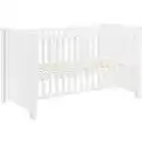 Bild 1 von My Baby Lou Gitterbett Julija, Weiß, Holz, Birke, massiv, 147x85x80 cm, zum Juniorbett umbaubar, höhenverstellbar, Warnhinweise am Produkt, Sprossen mit Normabstand, Aufbauanleitung im Karton, Latt
