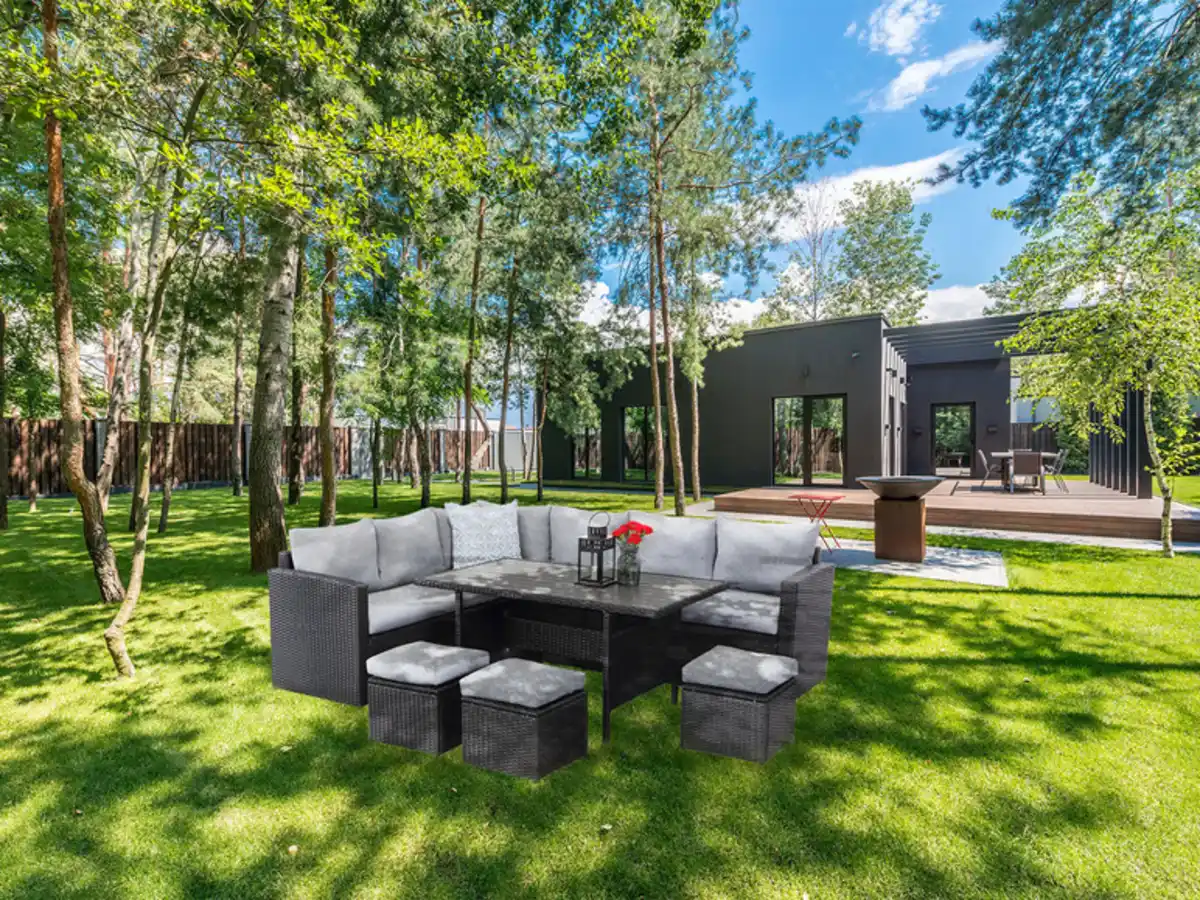 Bild 3 von MeXo Gartenmöbel 9-Sitzer Lounge Set inkl. Polster