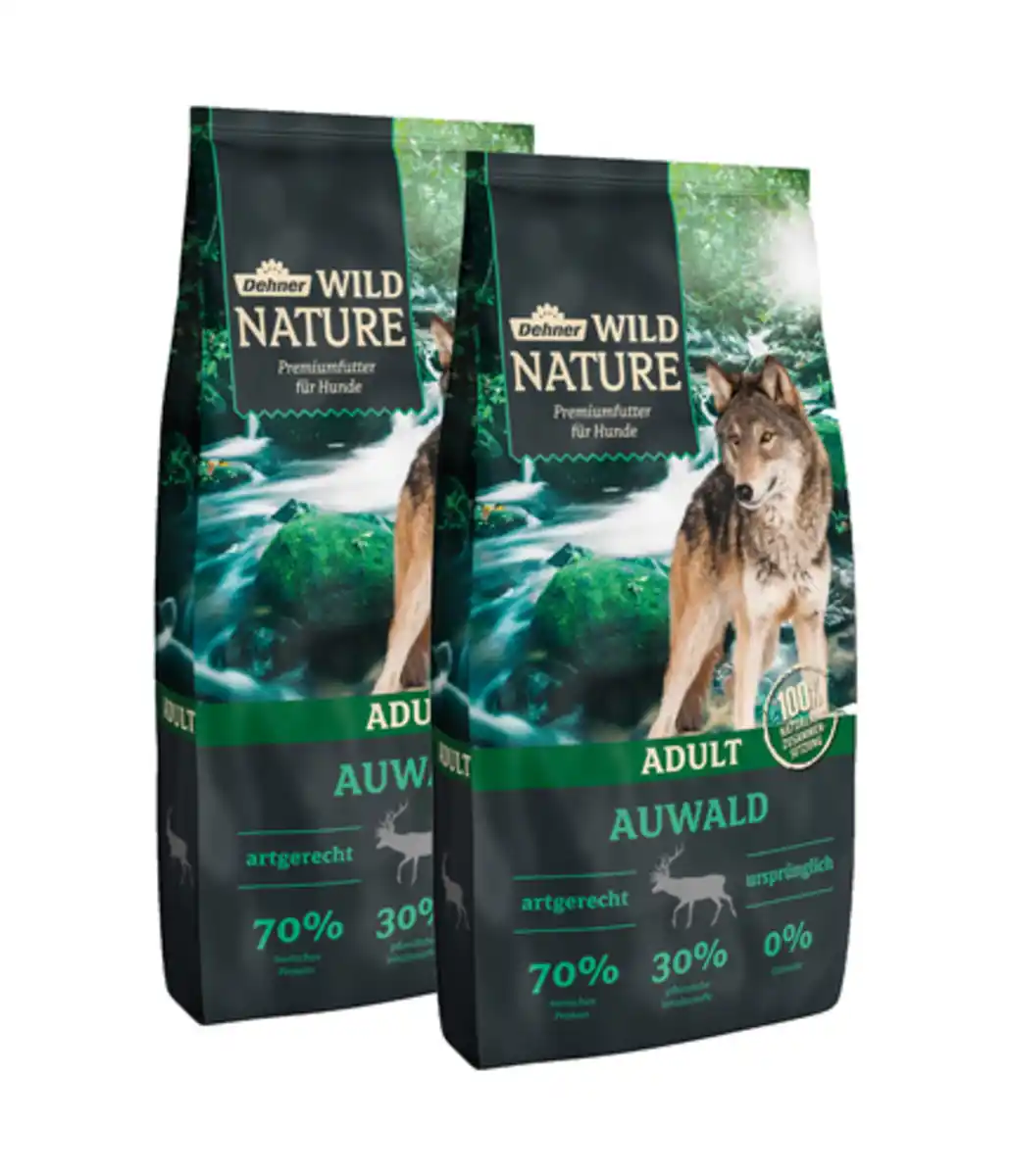 Bild 1 von Dehner Wild Nature Trockenfutter für Hunde Auwald Adult, Wild