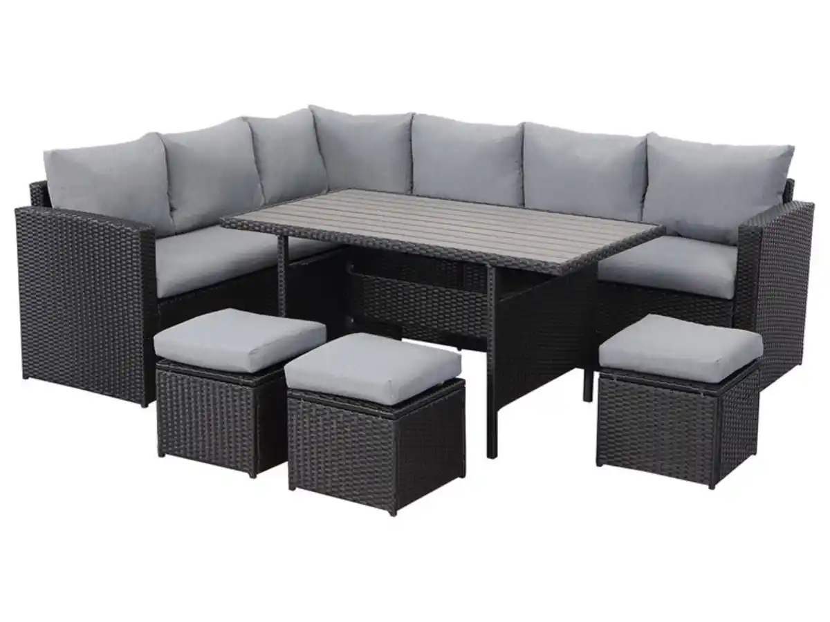 Bild 2 von MeXo Gartenmöbel 9-Sitzer Lounge Set inkl. Polster
