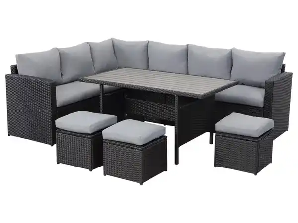 Bild 2 von MeXo Gartenmöbel 9-Sitzer Lounge Set inkl. Polster