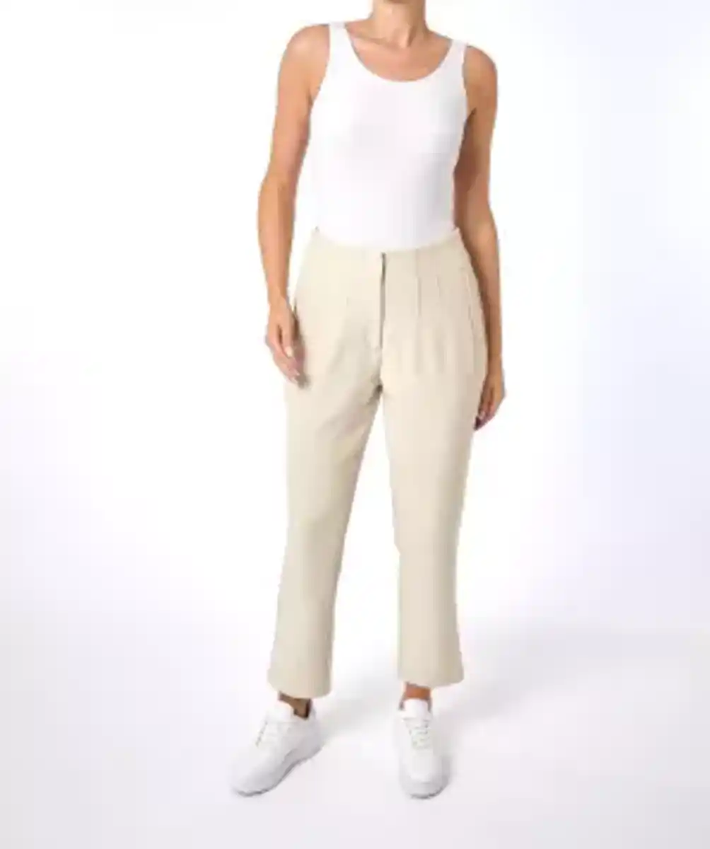 Bild 1 von Bundfaltenhose, naturfarben