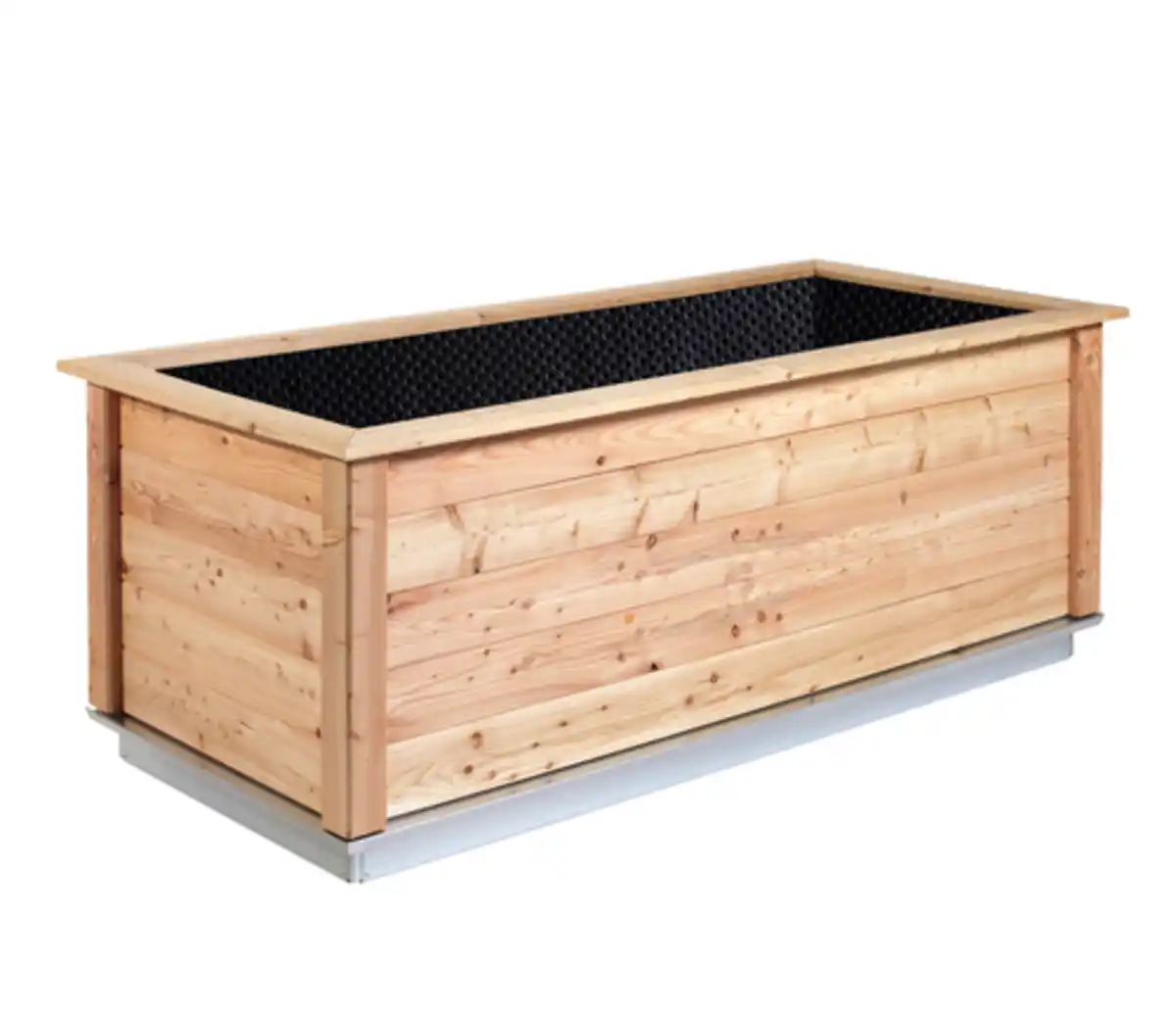 Bild 1 von KGT Holz-Hochbeet Woody 210, ca. B214/H79/T99 cm