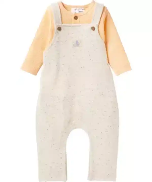 Bild 1 von Newborn Body + Latzhose, orange