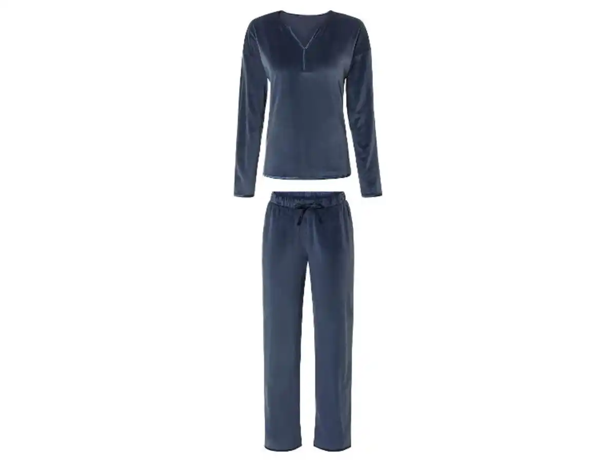 Bild 2 von esmara® Damen Pyjama aus kuschelig weicher Nicki-Qualität