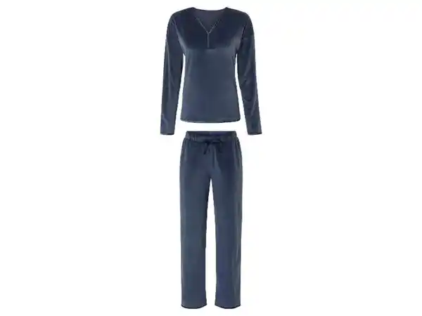 Bild 2 von esmara® Damen Pyjama aus kuschelig weicher Nicki-Qualität