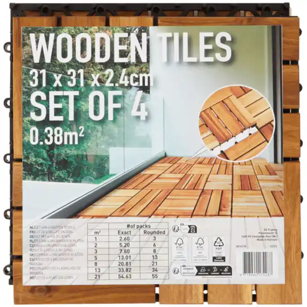 Bild 2 von Terrassenfliesen aus Holz