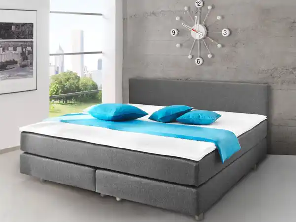 Bild 4 von SUN GARDEN Bett in Boxspringoptik »ADELAIDE«, mit Polsterung, Federkernmatratze und Topper,  3 cm