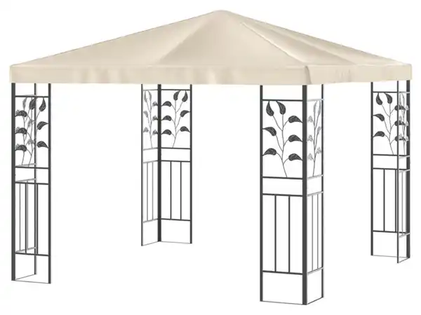 Bild 1 von LIVARNO home Pavillon, 3 x 3 m, mit Stahlgestell, beige