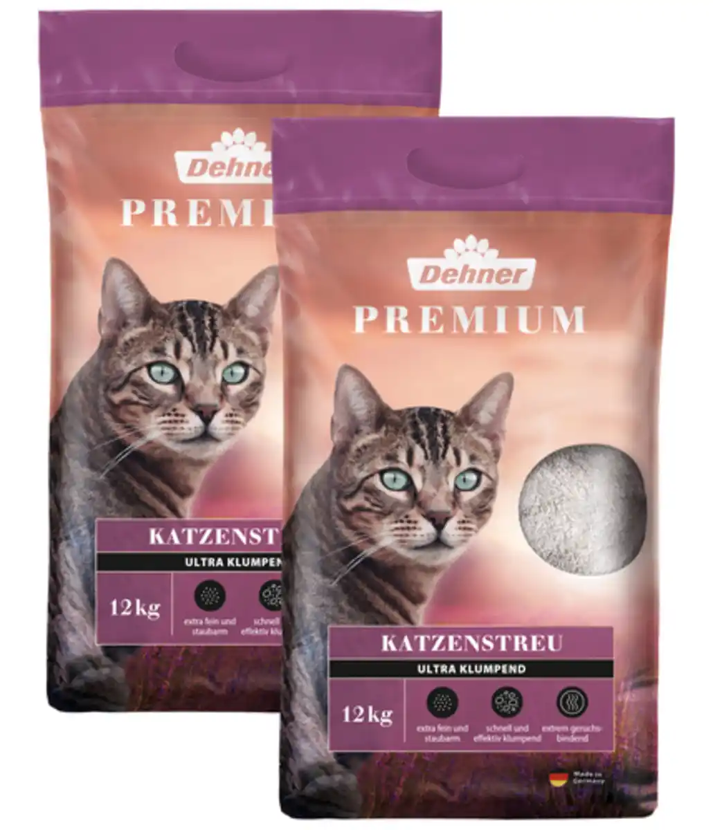 Bild 1 von Dehner Premium Katzenstreu Ultra, klumpend