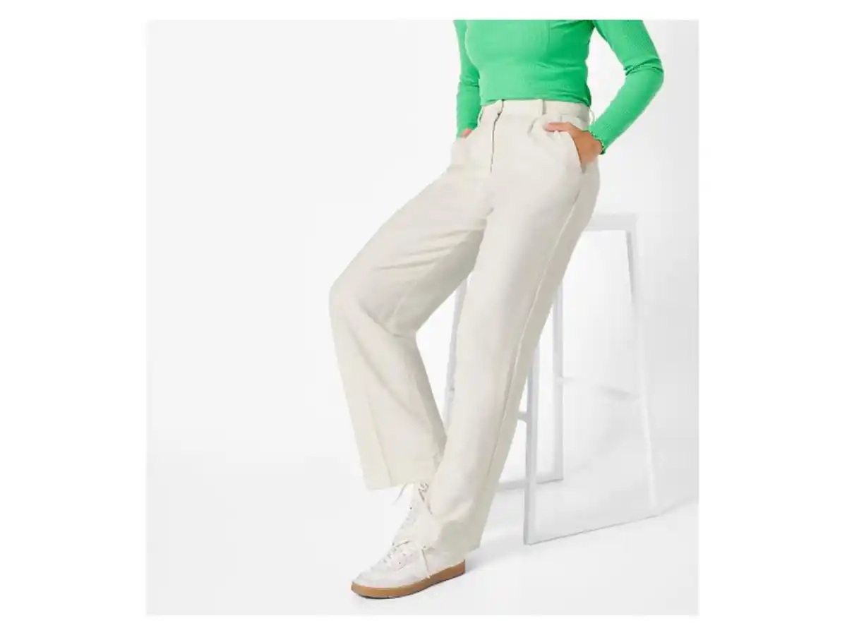 Bild 3 von esmara® Damen Palazzohose, mit hoher Taille