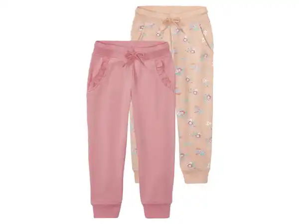 Bild 2 von lupilu® Kleinkinder Sweathose, 2 Stück, mit Baumwolle