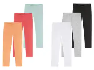 lupilu® Kleinkinder Leggings, 3 Stück, mit Baumwolle