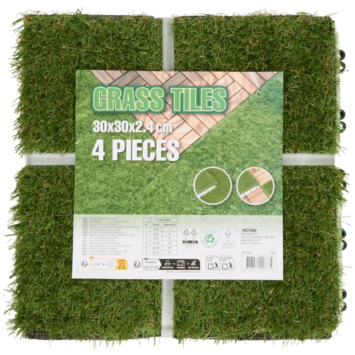 Bild 3 von Klickfliesen Kunstrasen