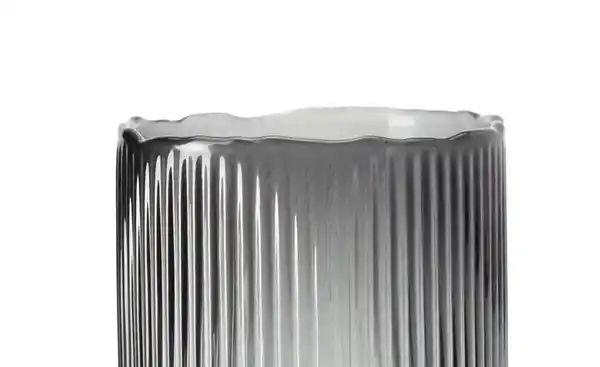 Bild 2 von HOME STORY Vase   ¦ grau ¦ Glas ¦ Maße (cm): H: 25  Ø: 12.0 Dekoration > Vasen - Möbel Kraft