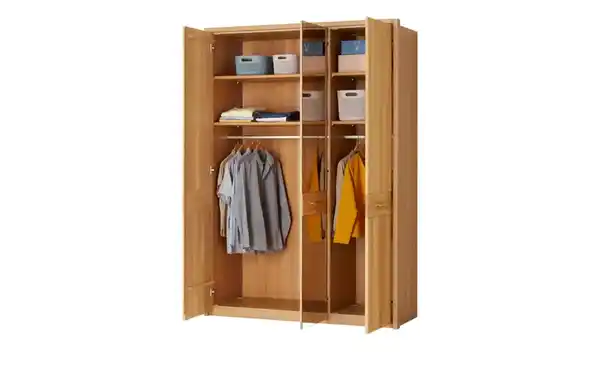 Bild 2 von Woodford Drehtürenschrank  Kyran ¦ holzfarben ¦ Maße (cm): B: 156,4 H: 220 T: 58.0 Schränke > Kleiderschränke > Drehtürenschränke - Möbel Kraft