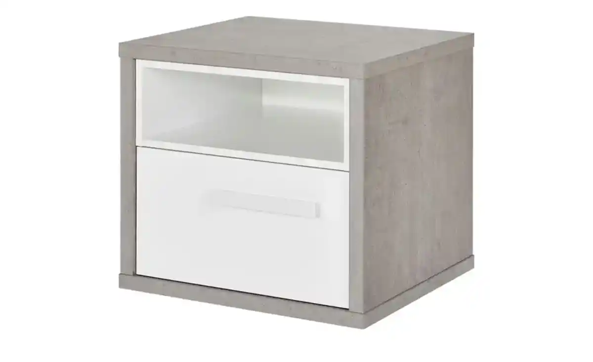 Bild 1 von Nachtkommode   ¦ weiß ¦ Maße (cm): B: 45 H: 42 T: 40.0 Jugendmöbel > Jugendschränke - Möbel Kraft