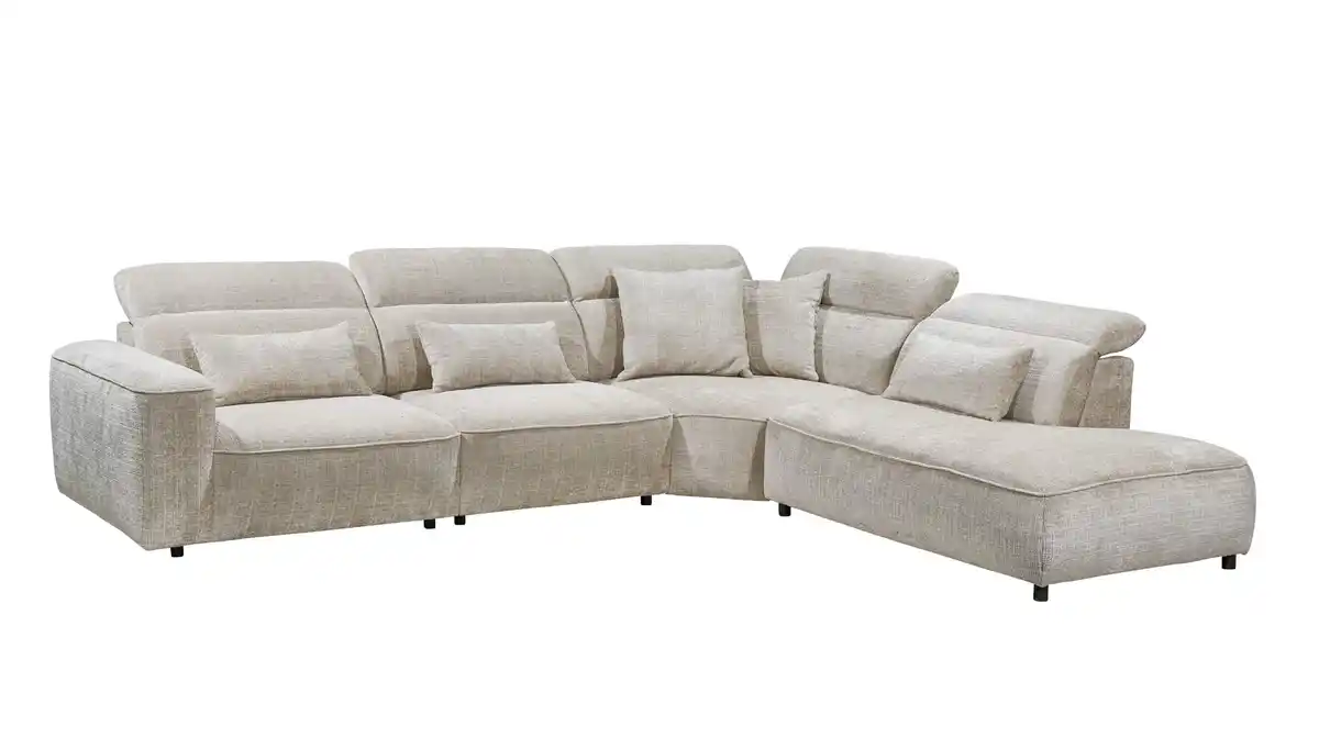 Bild 1 von Ecksofa taupe - 339 x 285 cm - MANSFIELD