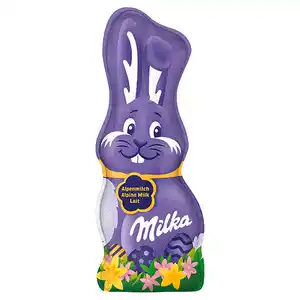 MILKA Schmunzelhase 45 g, Vollmilch