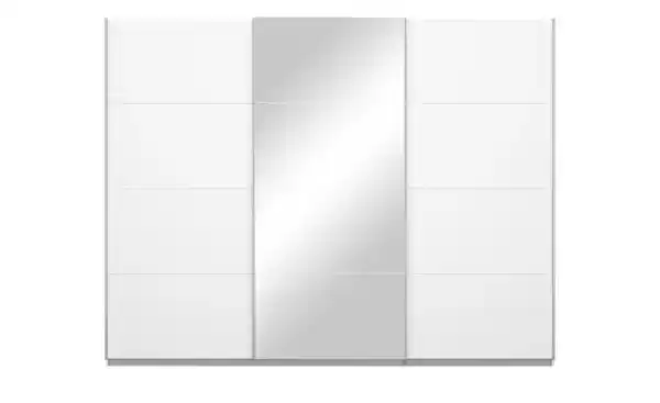 Bild 2 von Schwebetürenschrank   ¦ weiß ¦ Maße (cm): B: 271 H: 210 T: 62.0 Schränke > Kleiderschränke > Schwebetürenschränke - Möbel Kraft