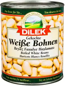 DILEK Weiße Bohnen, 800-g-Dose