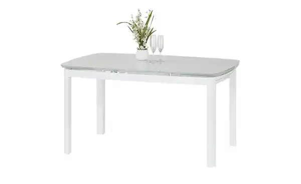 Bild 3 von Primo Glastisch ausziehbar Terry ¦ weiß ¦ Maße (cm): B: 90 H: 75,5 Tische > Esstische - Möbel Kraft