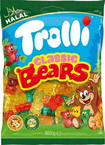 TROLLI Classic Bears o. Peach Rings, 100-g-Packg.