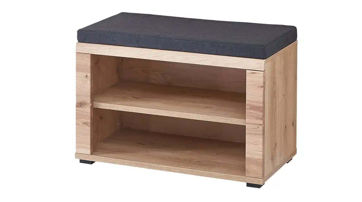 Bild 1 von Garderobenbank Altesche teilmassiv 80 cm Schuhbank - SONOS