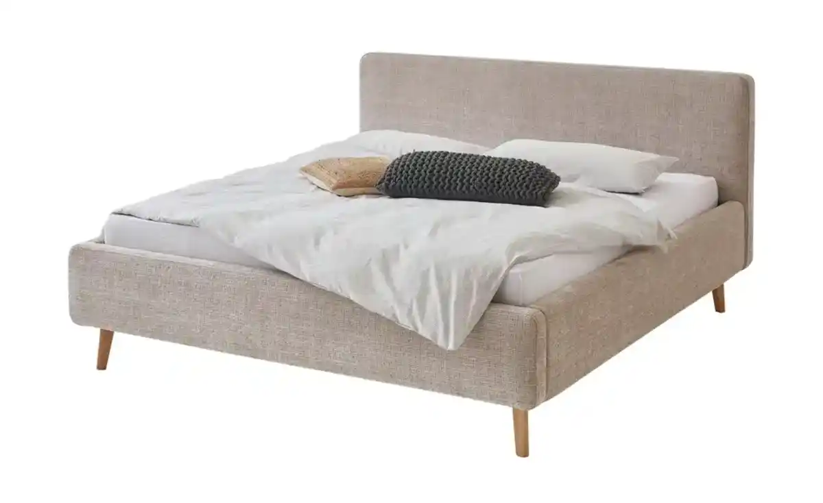 Bild 1 von Polsterbettgestell   ¦ beige ¦ Maße (cm): B: 200 H: 105 Betten > Doppelbetten - Möbel Kraft